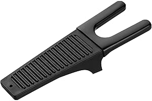 Jazooli Heavy Duty Boot Jack Welly Boot Remover Puller with Scraper Cleaner Durable Construction, Ideal For Wellingtons Riding or Walking Boots and Muddy Shoes, Black