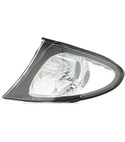 Akhan AT73591 Front Indicator Light Set For VW Corrado 1988-1995 - Chrome Housing, Left & Right Pair