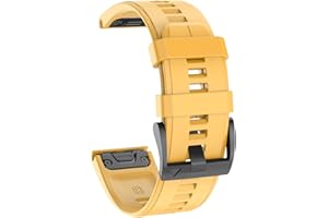 ISABAKE Correa para Garmin Fenix 6/Fenix 6 Pro/Fenix 5/Fenix 5 Plus, Quickfit 22mm Pulseras de Repuesto para Forerunner 935/945, Approach S60
