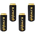 Outer Woods Insulated Beer Can Cooler Sleeve – Set of 4 | Fits 500ml Beer Can | Beer Can Cover | Beer Cooler | Beer Cooze (Invincible)