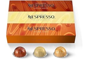 30 capsules NESPRESSO VERTUO Vanilla + Caramel + Hazelnut