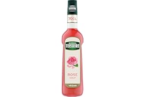 ‎MATHIEU TEISSEIRE Mathieu Teisseire Rose Sirup, für Getränke, Erfrischungsgetränke, Cocktails und Desserts, Flasche 70 cl