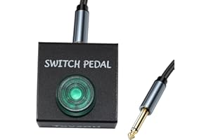 Tavsou Tap Switch Pedal Per pedale effetto chitarra Con TS Cable (Green)