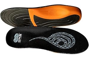 ACTIV8 WELLBEING Insoles for Work Boots Shoes Durable High Impact Comfort Arch Support Heel Pain Plantar Fasciitis (M 7-8.5)