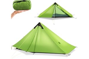 KIKILIVE Nuovo LanShan Outdoor Ultralight Tenda da campeggio 1Persone / 2 persone Mesh Tent Shelter -Perfetto per il campeggio, Backpacking e Thru-Hikes