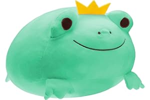 shownicer Peluche Rana Kawaii, Morbido Peluche, Cuscino di Peluche, Bambola di Peluche, Animali di Peluche Gigante, Giocattolo Farcito, Coccolo Peluche, Regalo per Bambini Ragazzi Compleanno Natale