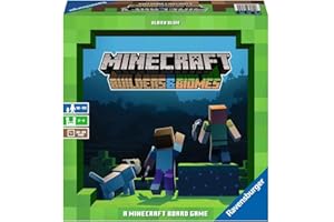 Ravensburger Minecraft Builders & Biomes Strategy Board Game for Kids & Adults Age 10 Years Up (Base Game) - 2 to 4 Players