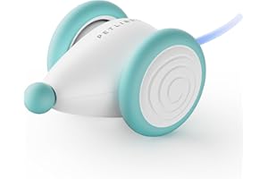 PETLIBRO Giocattolo per gatti, ricarica USB-C aggiornata, promemoria batteria bassa e blocco, regolazione a 2 velocità, senza BPA, giocattolo interattivo per gatti per la casa