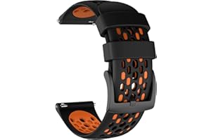 MYSNBKN Pasek do zegarka Garmin Forerunner 265, Forerunner 255, Vivoactive 4, Venu 3, Venu 2, 22 mm, zapasowy pasek, miękki silikon