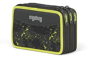 ergobag Maxi Mäppchen Set 40-Teilig, Lyra Bunt- und Filzstifte, Kleingeld Fach, Lineal, Schere