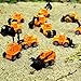 Dazzling Toys Construction Vehicles Pull Back Style - 12 Pack (D133)