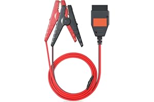 OSZNMMG OBD2 Memory Protector Connector ECU Connector Emergency Memory Protector with Alligator Clips Battery Replacement Tool Universal