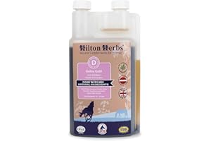 Hilton Herbs De-Tox Gold 1 L Complément Alimentaire Cheval Cure pour Foie et Reins