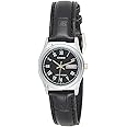 Casio Woman LTP+V006L.1B Japanese Quartz Watch 26mm, Black, PEQUEÑO, Stripes