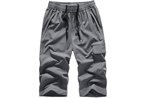 SUSENSTONE Pantacourt Homme Pas Cher Taille éLastiquéE Short Homme De Plage Grand Taille Baggy Sport Pantalons Court