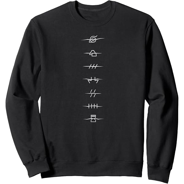 Sweatshirt Naruto Shippuden - Design Avant/arrière Anti-Village