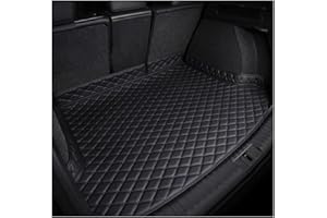 LIMINFACAI Auto PelleTappetini Bagagliaio per Jeep Avenger 2023-2024, Vasca Baule Impermeabile Antiscivolo AntiGraffio Protezione Interni Accessori,A/Black