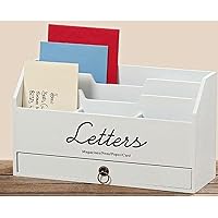 Briefablage Utensilo Lemgo Postablage 30 x 11 x 18 cm Briefhalter Ablage