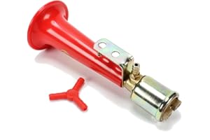 ALL RIDE! Türkenhorn 24V für LKW, Luftdruck mit E-Ventil Rot