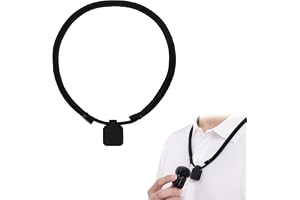 Magnetisk Nackrem Kompatibel med DJI Mic Mini, Justerbar Halsband Lanyard Handfri Trådlös Mikrofon Magnetisk Monterings Tillb