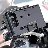Urben Life Smartphone Halterung für Motorrad, Motorrad Handyhalterung Universal mit USB-Ladegerät Für BMW R1200GS F700 800GS 