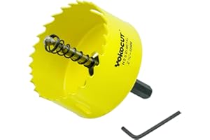 Lochsäge 68mm, Universal HSS M42 Bi-Metall Lochsägen, Lochkreissäge mit Sechskant-Schaft und Bohrer Lochbohrer Set Bohrkrone für Holz, Rigips, Trockenbau, Kunststoffe