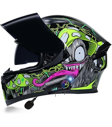 AIROH Casco Moto Valor Army Matt – Taglia XXL – HRT Termoplastico, Omologato ECE 2205, Peso 1400g - 3