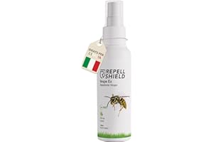 RepellShield® Spray Vespe e Calabroni ad Azione Rapida - Repellente Vespe Esterno per Piscina e Giardino - Sicuro e Affidabile Spray Anti Vespe - Alternativa a Insetticida Vespe e Calabroni,100ml