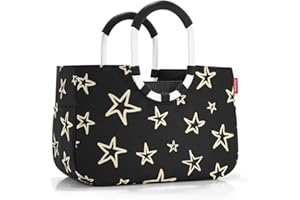 reisenthel loopsho prospectés M Stars, Polyester, Noir, 40 x 26 cm