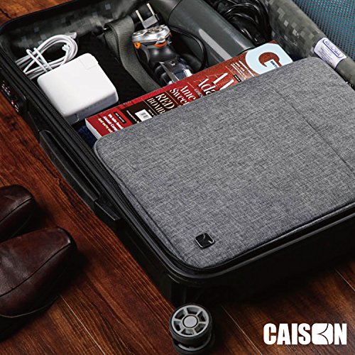 CAISON 14 Zoll Classic Comfort Laptop Schutzhülle Wasserdicht Schutzfolie Tasche für 14 „Notebook Computer / 13.5“ Microsoft Surface Book (Grau) - 7