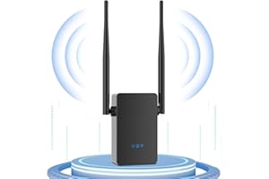 PHAVN WiFi Extender Booster WiFi Booster 300Mbps 2.4GHz in Your Home, WiFi Extender Support Repeater/AP/Router Modes, WiFi Range Extender with WPS Function, WPS Setup, UK Plug