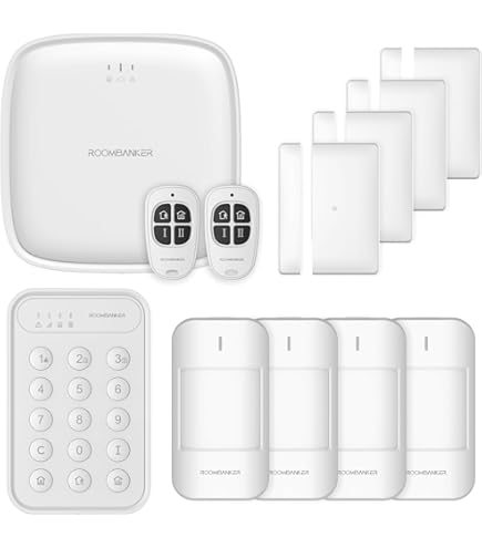 Wireless Indoor Siren: Loud, Flashing Lights, Roombanker Hub Required - View #10