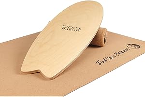 JUCKER HAWAII Homerider Local Wave - Tabla de equilibrio (incluye rollo de corcho y esterilla de corcho)