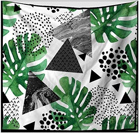 HDXBPMTapestry green plant polyester wall ornaments fashion beach towel cushion blanet , 003
