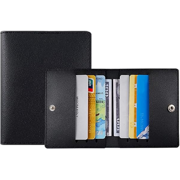 Funda Para Tarjetas De Crédito Tarjetero De Cuero Para Hombre