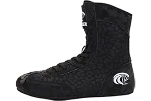 ALEXCHEMIA Zapatillas de Boxeo/Zapatos de Lucha para Hombres Mujeres,Calzado de Boxeo Antideslizantes Profesionales,Sentadillas Kickboxing Fitness Training Botas de Boxeo para Adultos Adolescentes