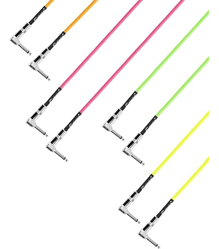 Cavo Patch RJ25 6PIN Doppia Testa - 2 Pezzi Da 1.3ft (40cm), 28AWG, Per Sensori Robot/Auto Giocattolo