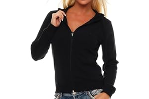 Gennadi Hoppe Sweat à capuche zippé pour femme