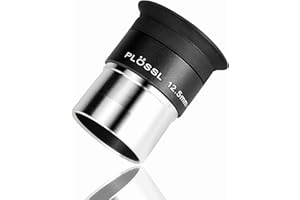 SOLOMARK 1,25 Zoll vollständig mehrfachvergütetes Plössl-Teleskop-Okular 12,5 mm 4-Element-Plössl-Design Teleskopzubehör Astronomiegeschenke Gewinde für Standard-1,25-Zoll-Astronomiefilter