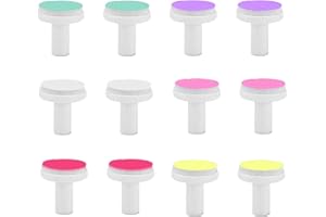 KARELLS Zastępcza maszynka do paznokci, 12 sztuk, pilnik do paznokci, podkładki zamienne, pilnik do paznokci dla niemowląt, akcesoria do wymiany pilników elektrycznych