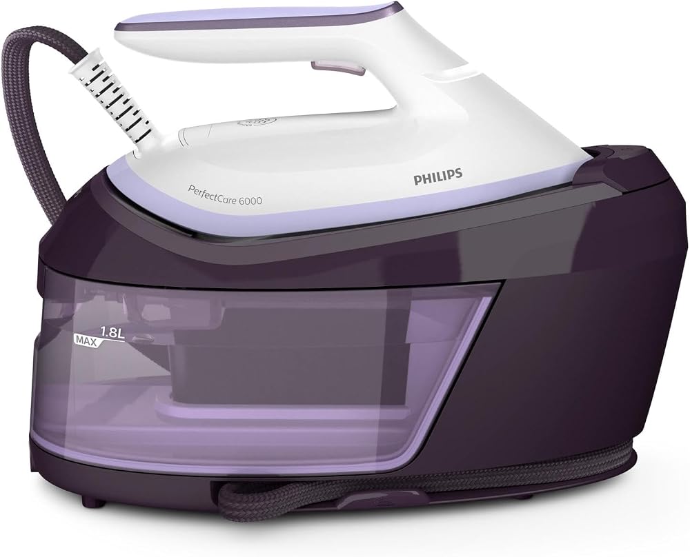 Philips 6000 Serisi Perfectcare Buhar Kazanlı Ütü, Güçlü Buhar, 1,8 Lt Çıkarılabilir Su Haznesi, Sıfır Yanık Riski (PSG6024/30)