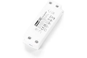illuburg LED Driver 24V 20W Flat Flickerfree for LED Strip Spot Light Power Supply Transformer