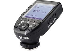 Godox Xpro-O Déclencheur de Flash pour Appareil Photo Olympus Panasonic, XproO Trigger Transmetteur de Flash avec LCD écran 2.4G sans Fil Systèm