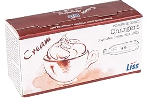 Liss Sahnekapseln / Sahnepatronen für Sahnezubereiter, Stickstoff, 24 Stück