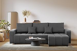 ‎MEBLIGO Mebligo Ecksofa Modena mit Schlaffunktion (Kronos 34)