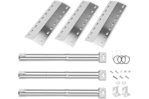 GFTIME 39,5 x 15 cm uniwersalna osłona palnika i palnika, części zamienne do Landmann Triton 2 i 3, Landmann Minton, Landmann Avalon PTS 4, Grandhall Maxim GT4, Mr. Gardener Jackson, 3 sztuki