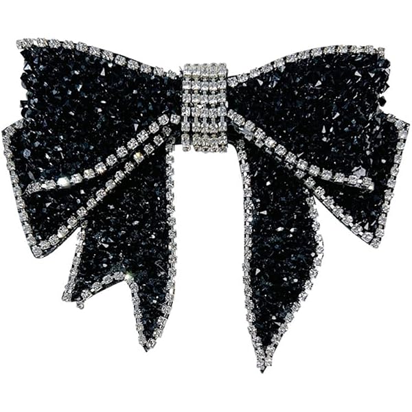 Broche Strass En Forme De Nœud Papillon - Environ 3x5 Cm - Neuf De Stock