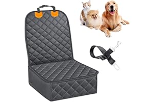bangminda Protection Siège Voiture Avant pour Chien Universelle Imperméable Antidérapante Antigriffures Housse de Siège en Nylon pour Animaux de Compagnie Voiture