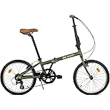 FabricBike Folding Pieghevole in Alluminio, 20", Bicicletta Single Speed, 3 Colori