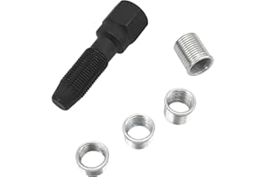 ZKTOOL 5pcs Kit de réparation pour Filetage de Bougies d'allumage M14 x 1,25, Kit de refiletage de Culasse, Rethreading Bougie, Outil de réparation de Filetage de Cylindre d'alésoir de 14 mm